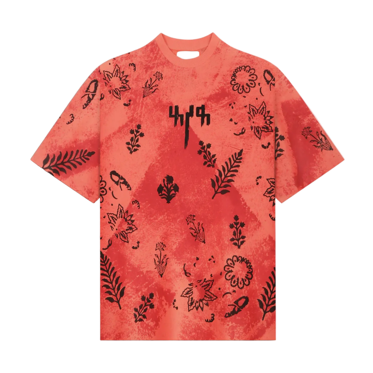 Coral Block Printed - Tshirt
