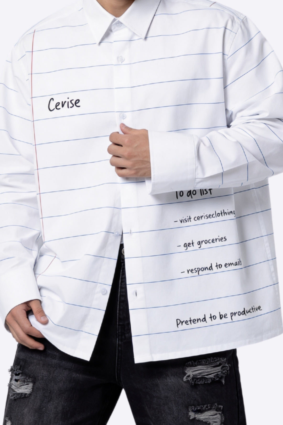 CERISE TO DO LIST SHIRT