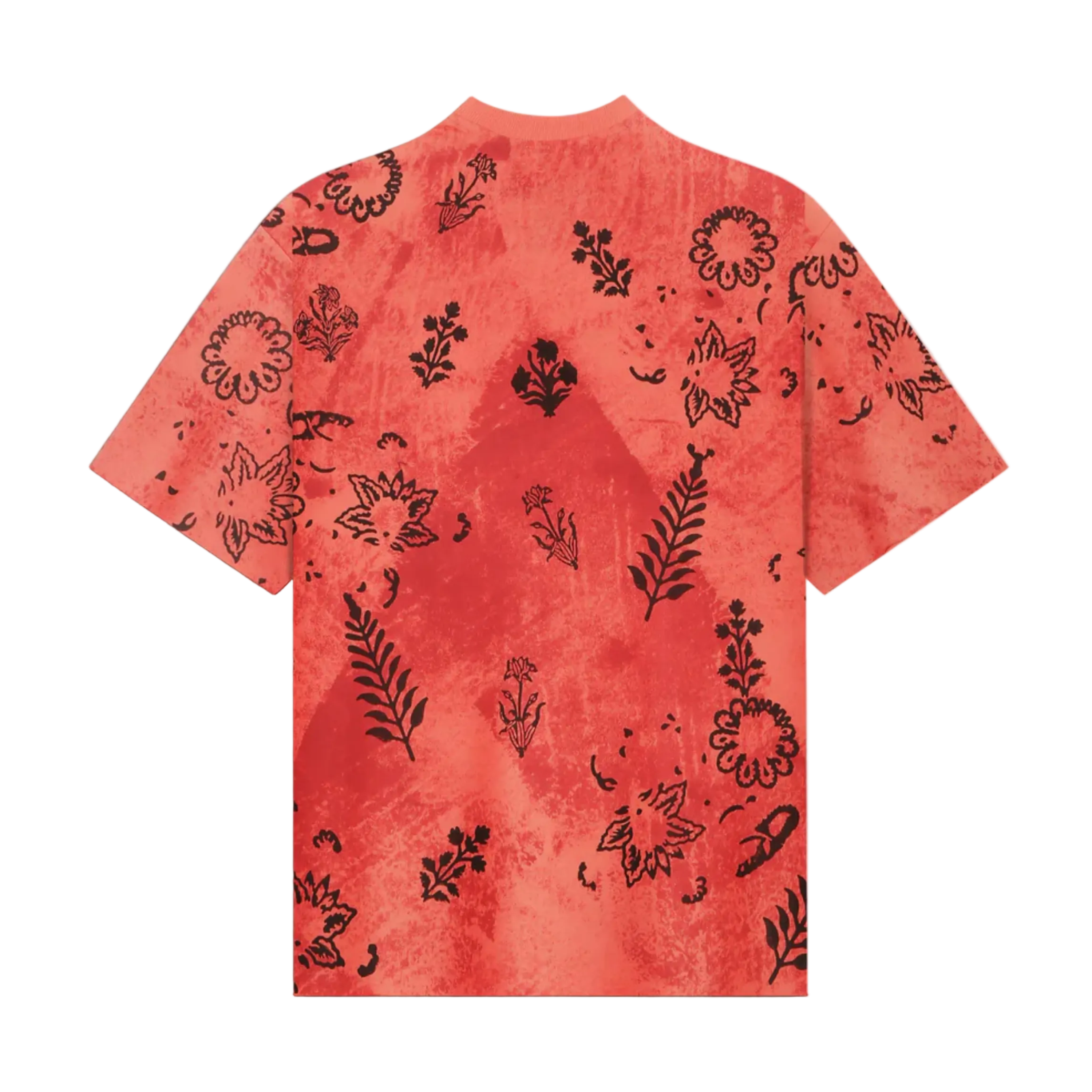 Coral Block Printed - Tshirt