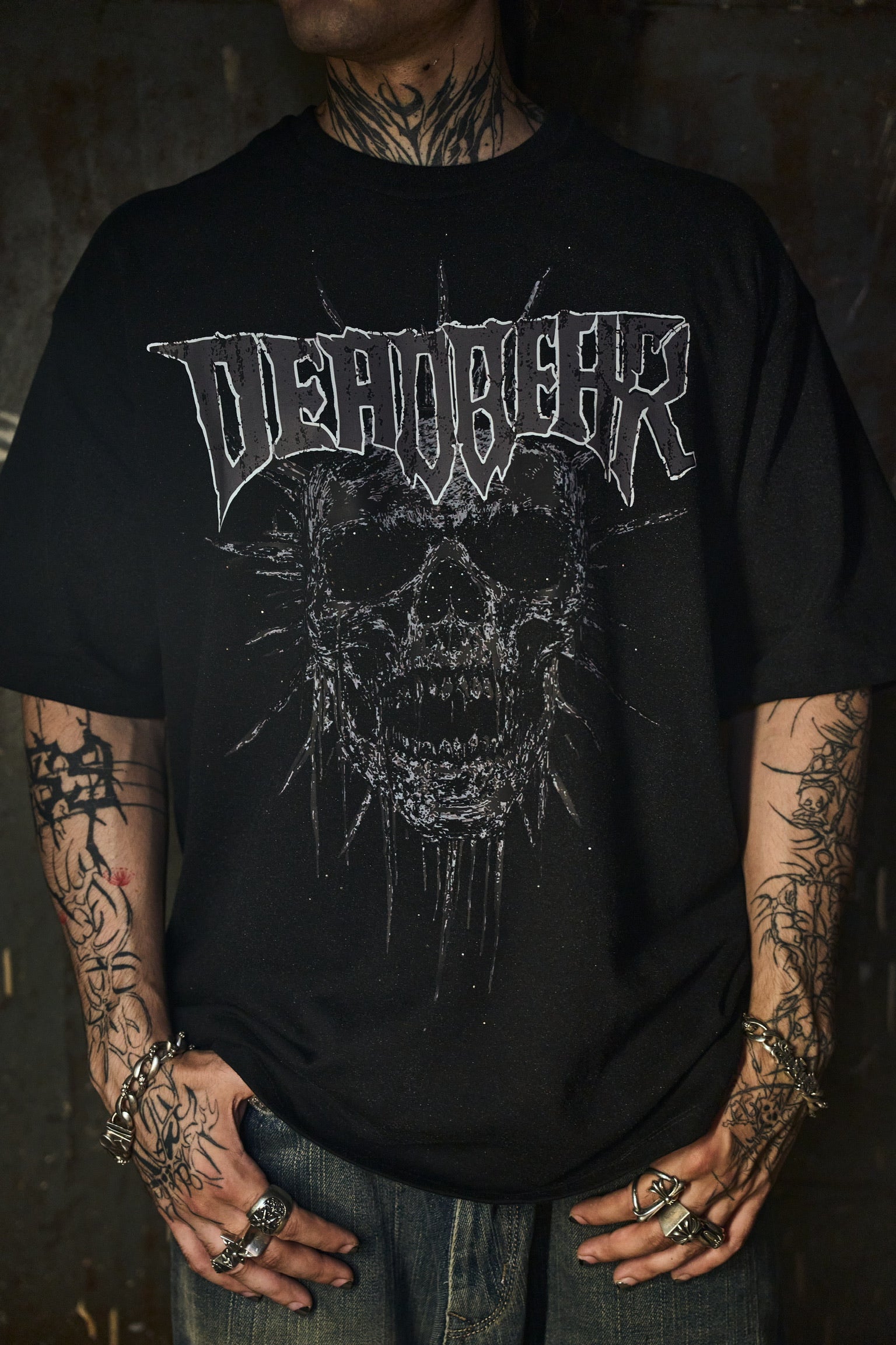 Spikehead Tee Black