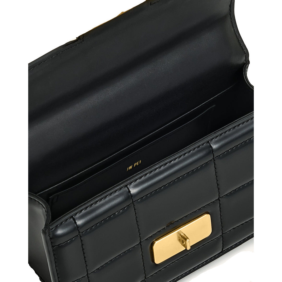 JW PEI Kaia Bamboo Metal Handle Handbag - Black