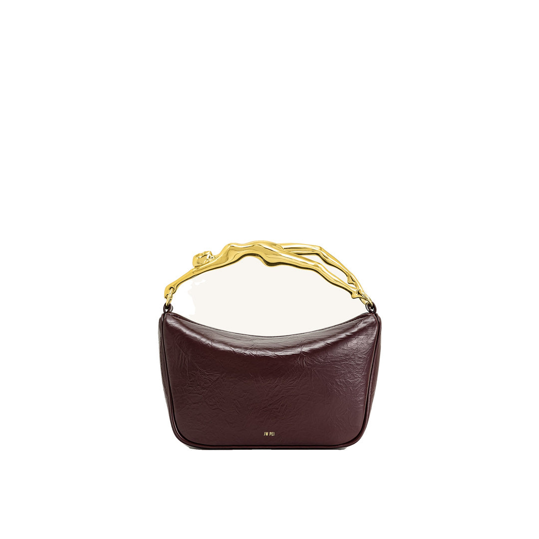 JW PEI Jenny Human-shaped Handle Handbag - Deep Burgundy