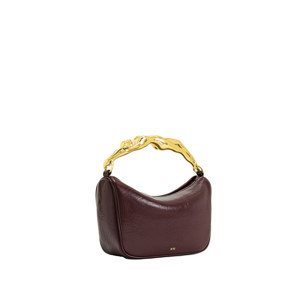 JW PEI Jenny Human-shaped Handle Handbag - Deep Burgundy