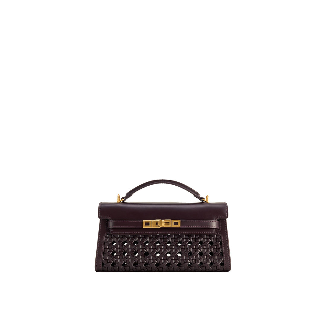 JW PEI Noor Top Handle Bag - Dark Red