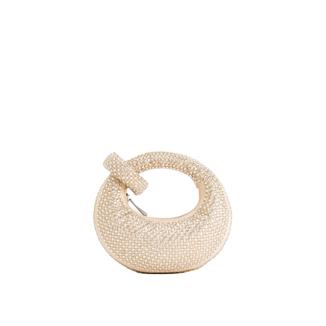 JW PEI Abacus Artificial Crystal Mini Top Handle Bag - Yellow