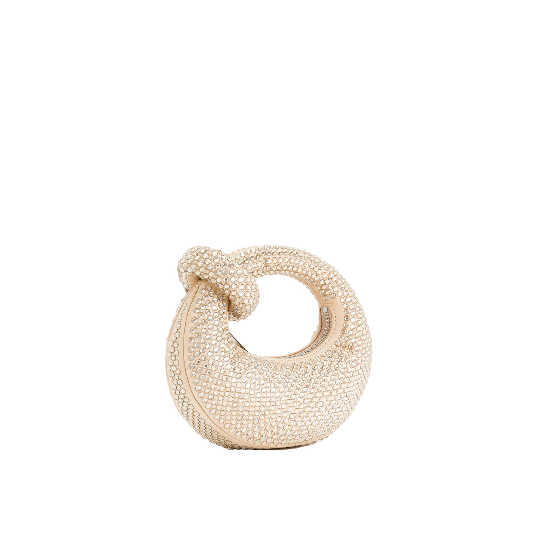 JW PEI Abacus Artificial Crystal Mini Top Handle Bag - Yellow