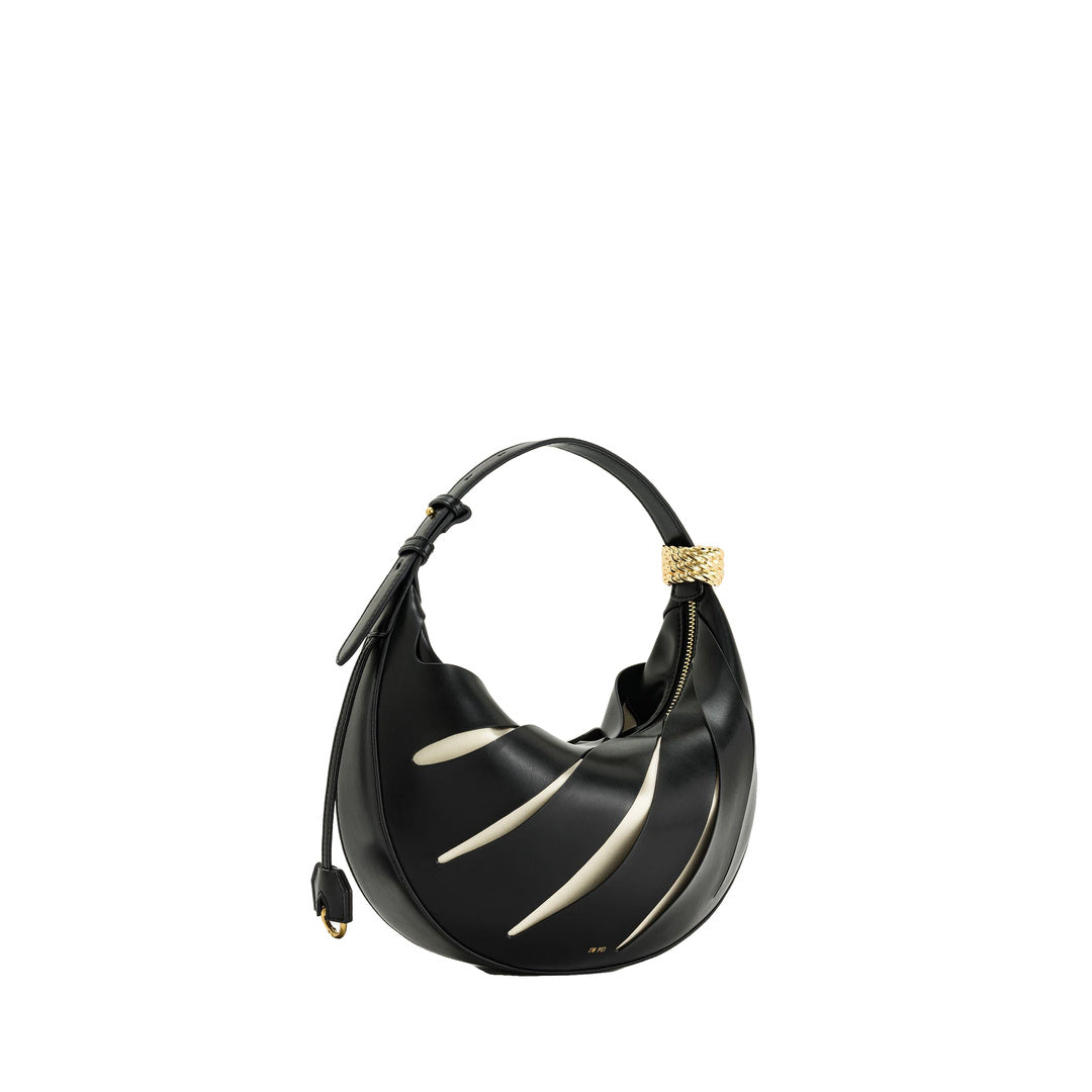 JW PEI Jana Hollow Out Shoulder Bag - Black