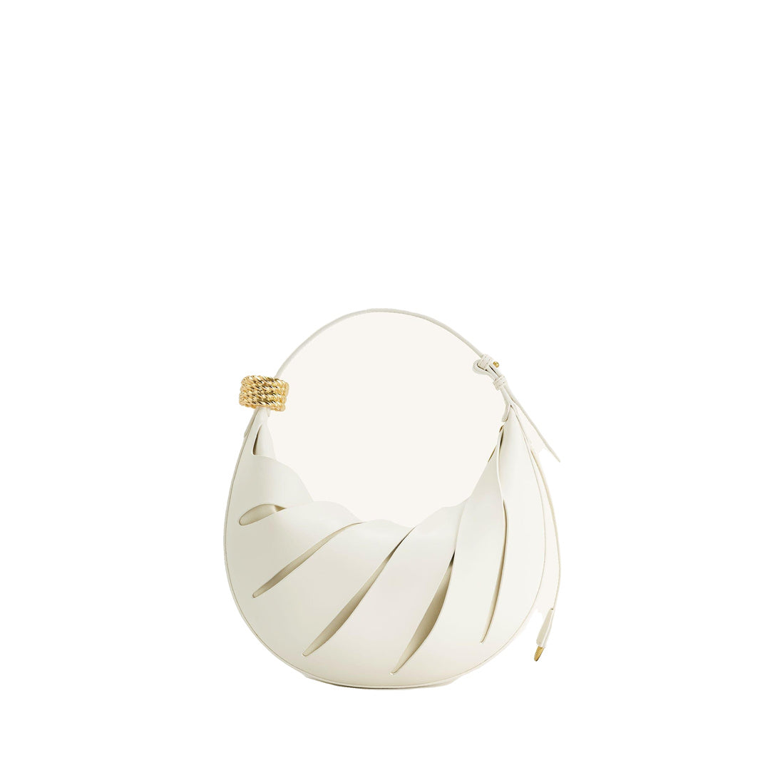 JW PEI Jana Hollow Out Shoulder Bag - White