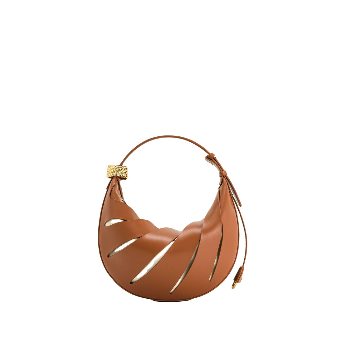 JW PEI Jana Hollow Out Shoulder Bag - Brown