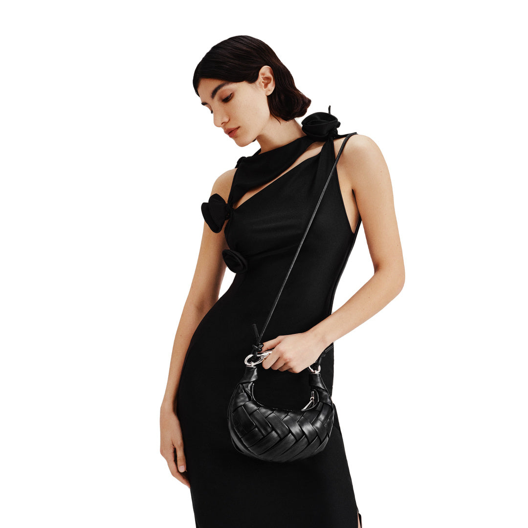 JW PEI Orla Weave Handbag - Black
