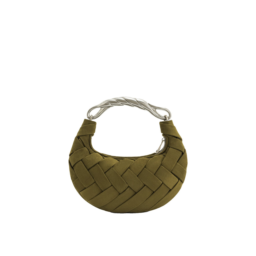 JW PEI Orla Weave Handbag - Dark Olive