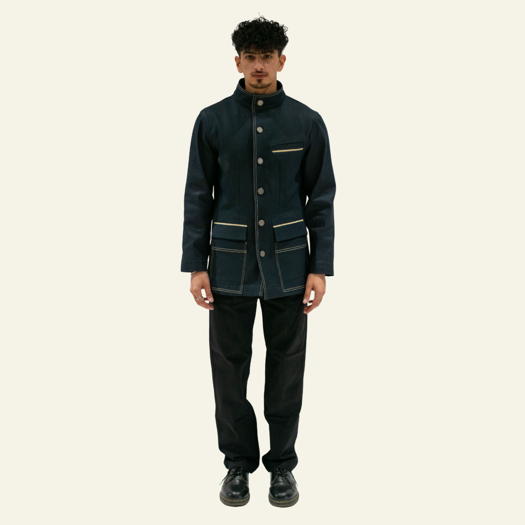 Men’s Dark Selvedge Blazer - Youth Rebellion