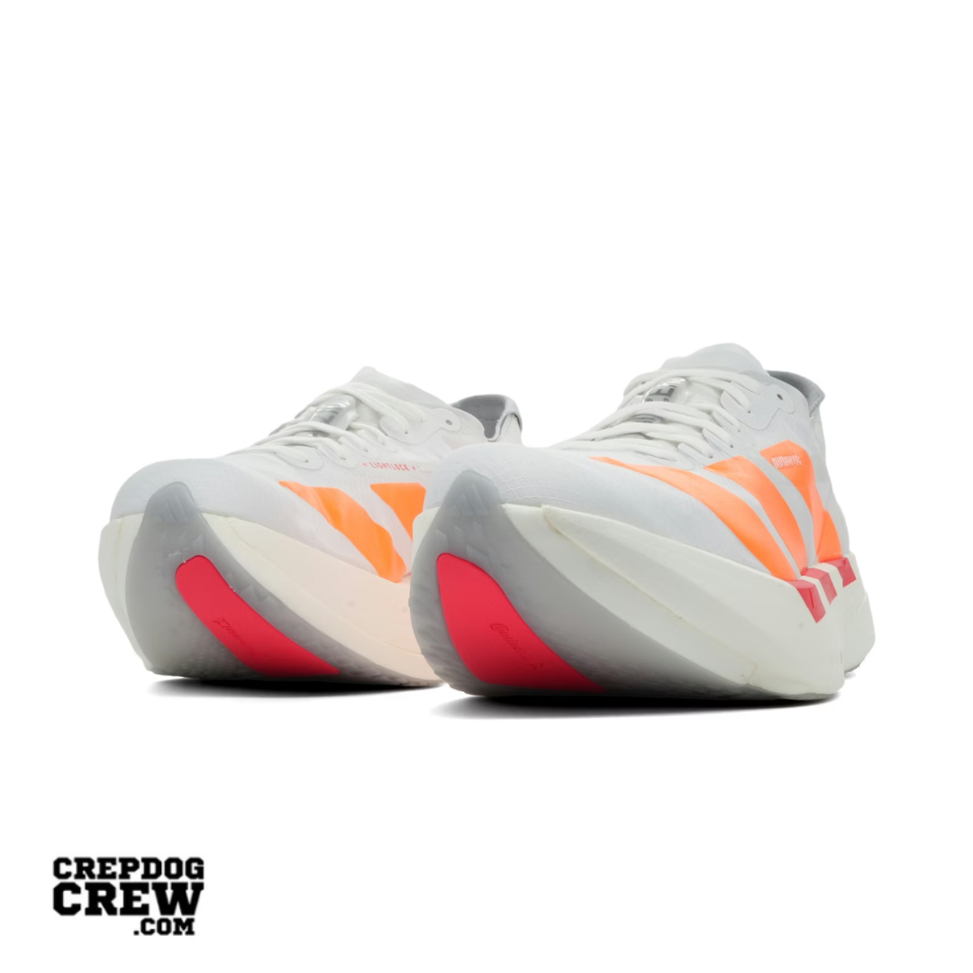 adidas Adizero Adios Pro 4 White Lucid Orange Red