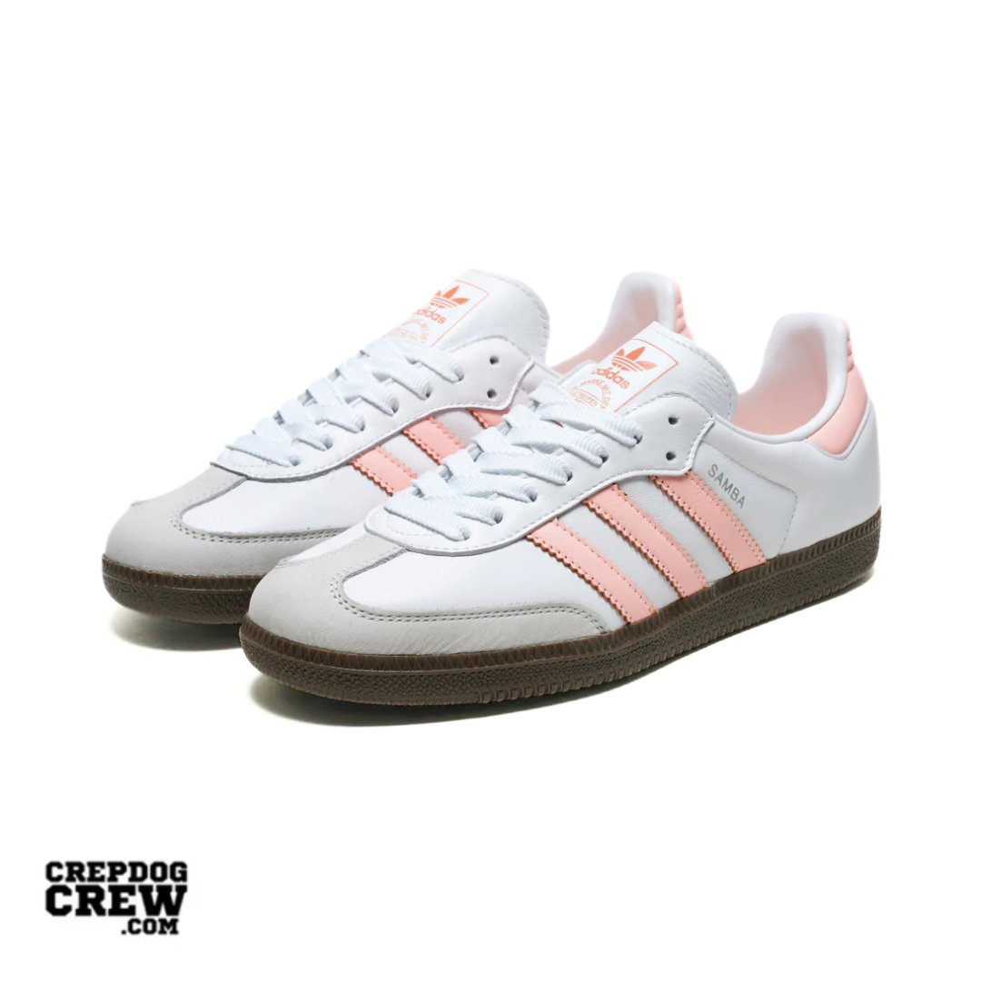 adidas Samba OG Cloud White Clear Orange Semi Coral (W)