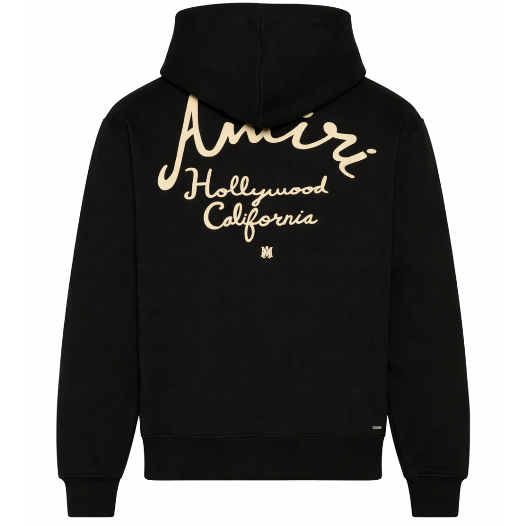 AMIRI HOLLYWOOD HOODIE BLACK