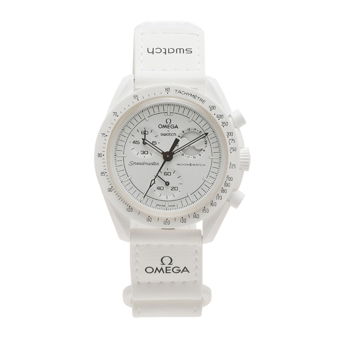 Swatch x Omega Bioceramic Moonswatch Mission To Moonphase Snoopy