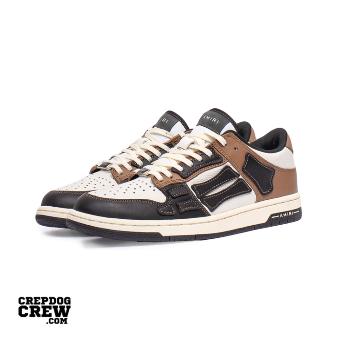 AMIRI Skel Top Low Black Brown