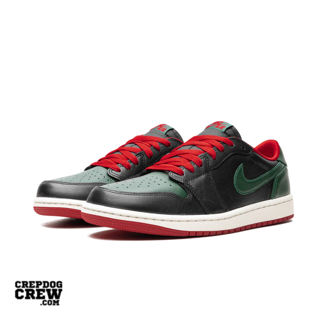 Jordan 1 Retro Low OG Gorge Green Varsity Red (W)