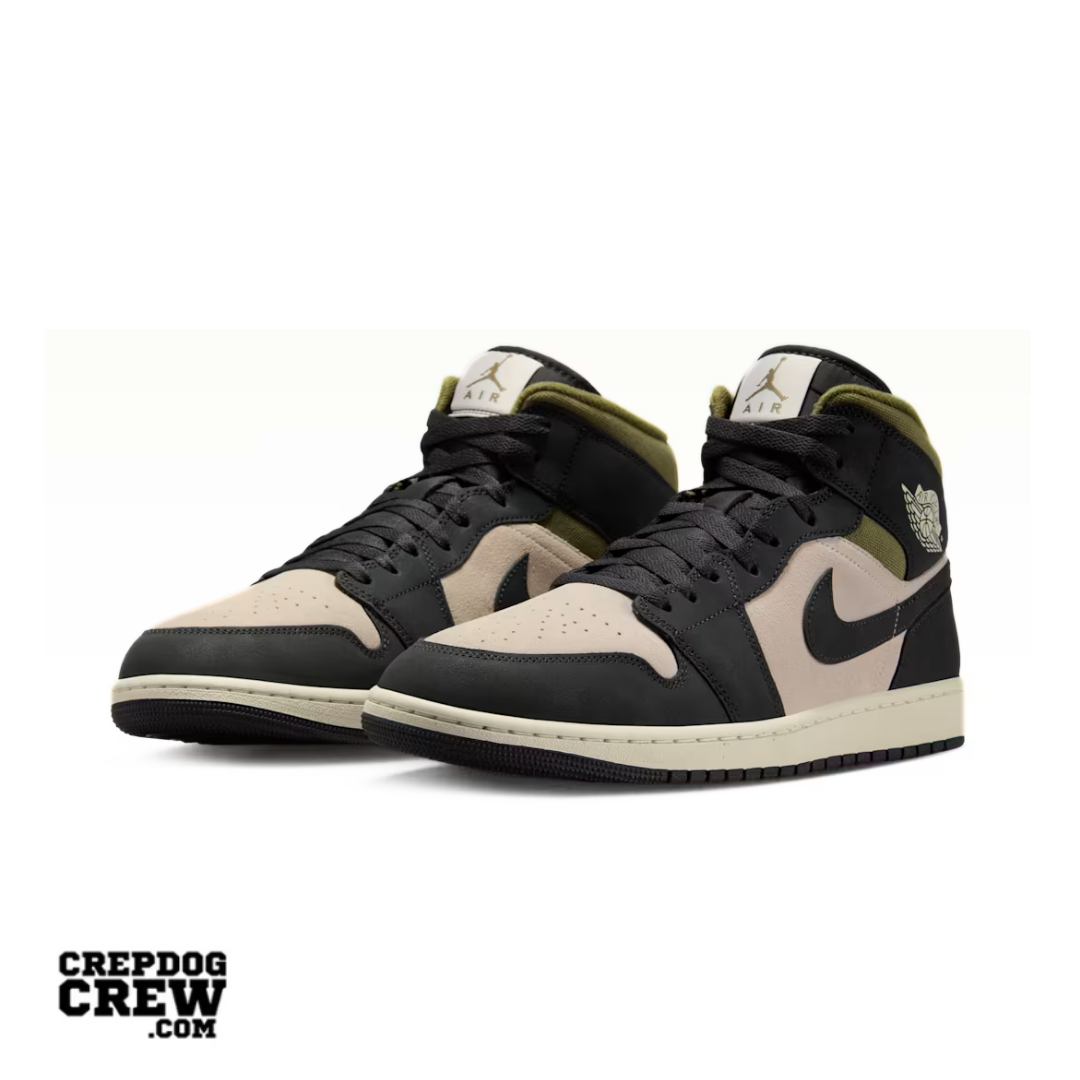 Jordan 1 Mid SE Off Noir Medium Olive