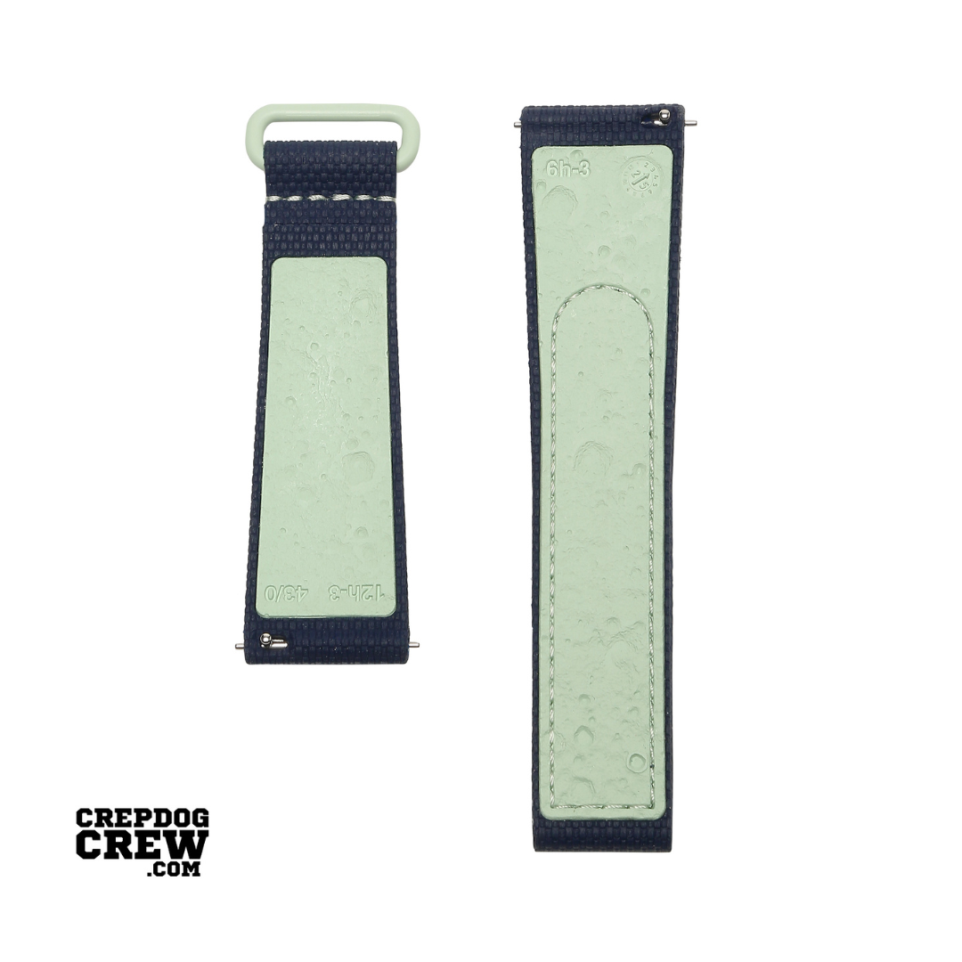 Swatch x Omega Bioceramic Moonswatch Dark Blue Green Straps