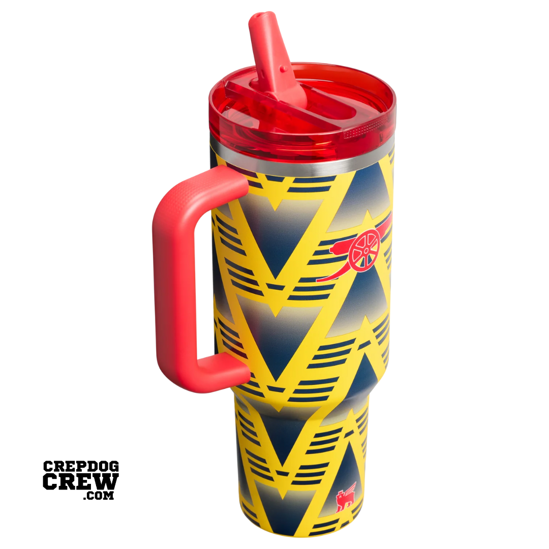 STANLEY x Arsenal TUMBLER Mug 1913 ProTour Flip Straw Arsenal Bruised Banana 40 oz (Limited Edition)
