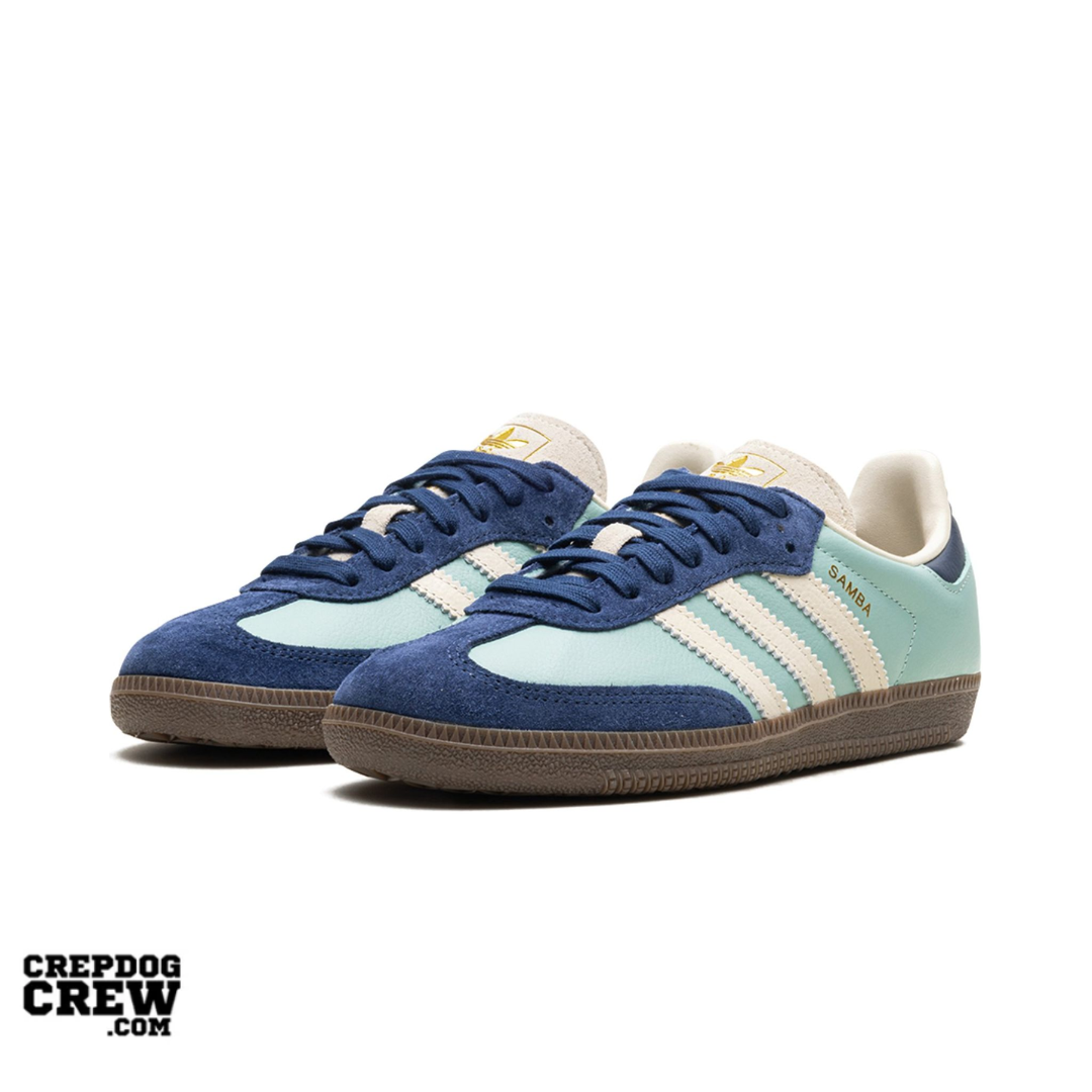 adidas Samba OG Hazy Green Night Indigo (W)