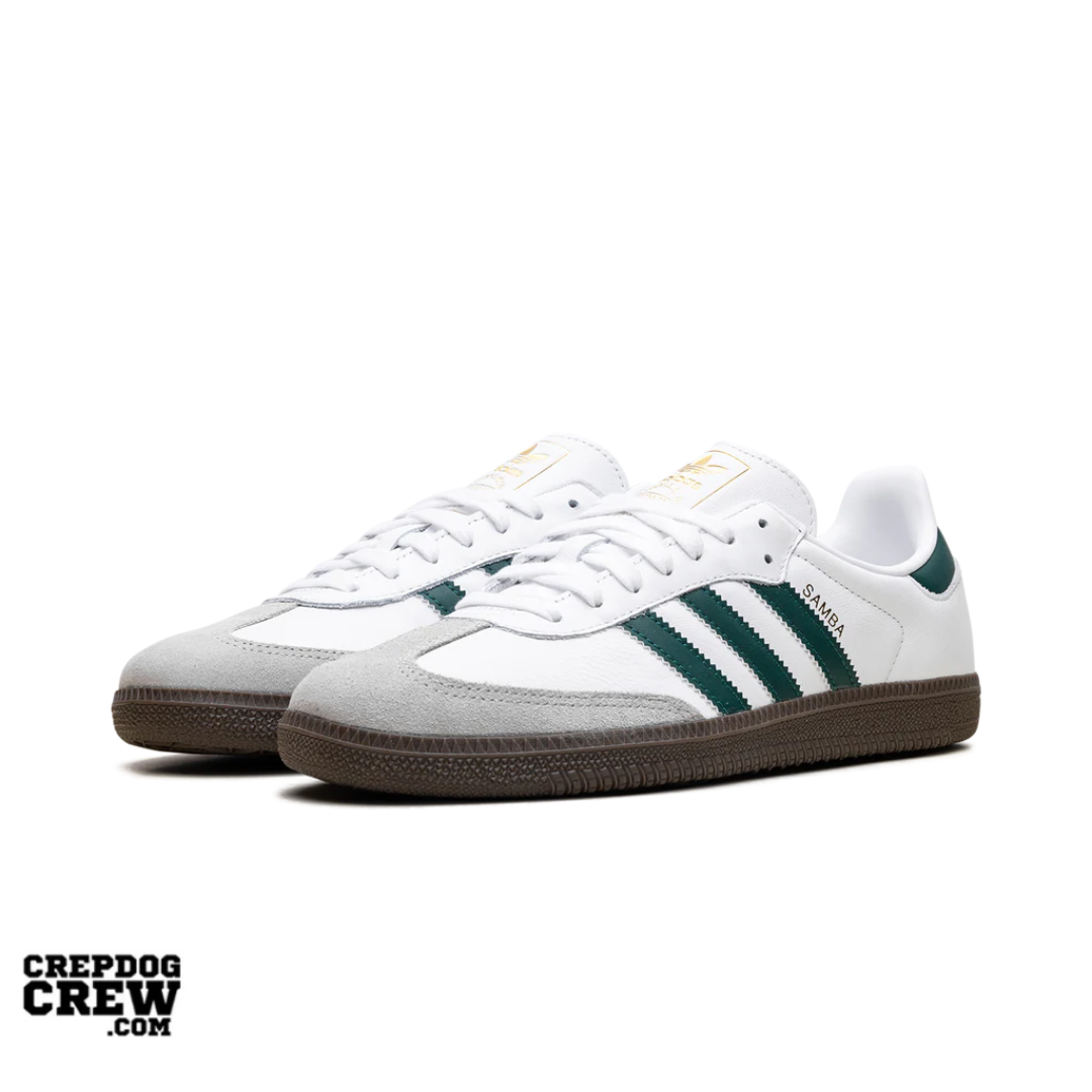 adidas Samba OG Cloud White Collegiate Green