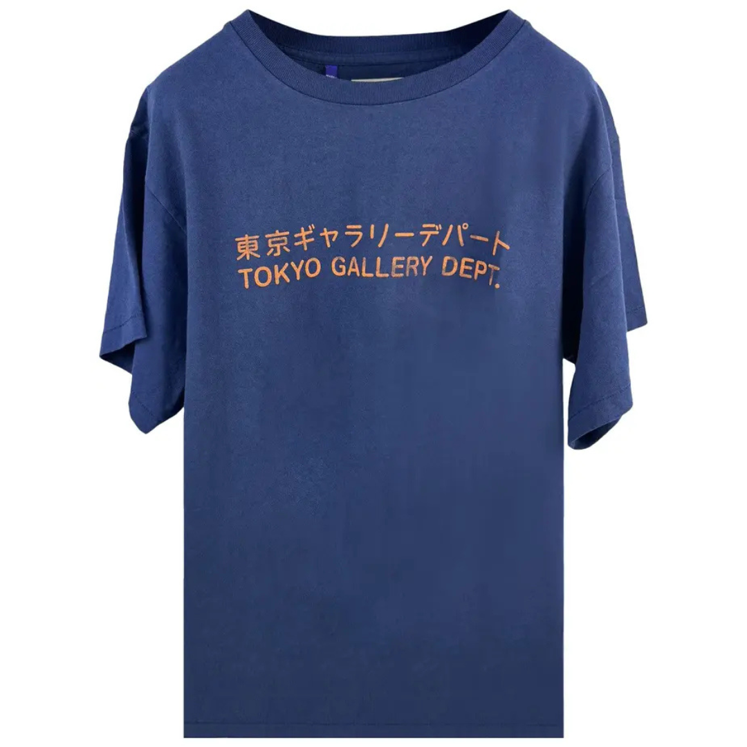 GALLERY DEPT TOKYO GD TEE NAVY BLUE