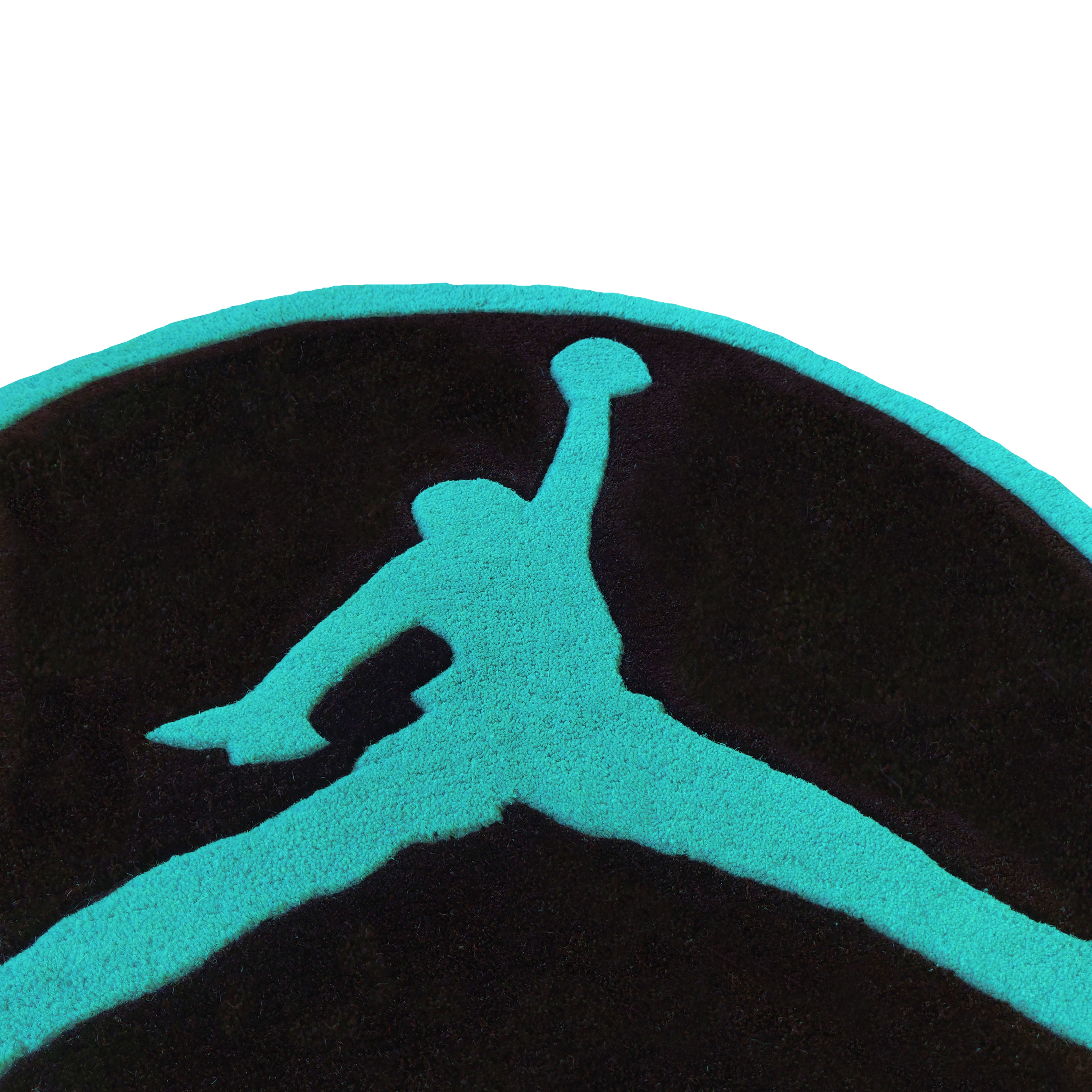 Jumpman (Tiffany Blue) Custom Rug