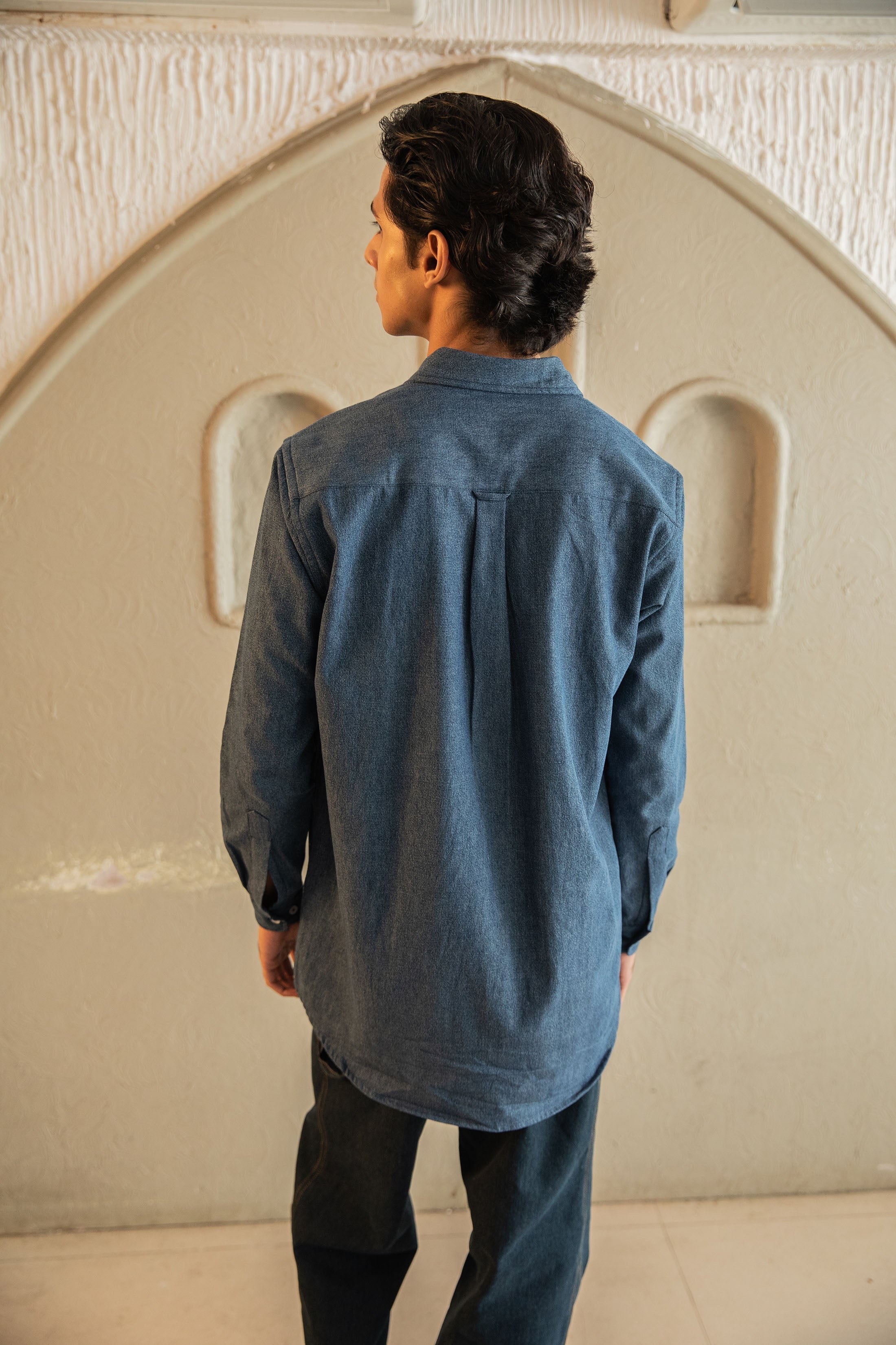 Denim Shirt - (Classic Blue)