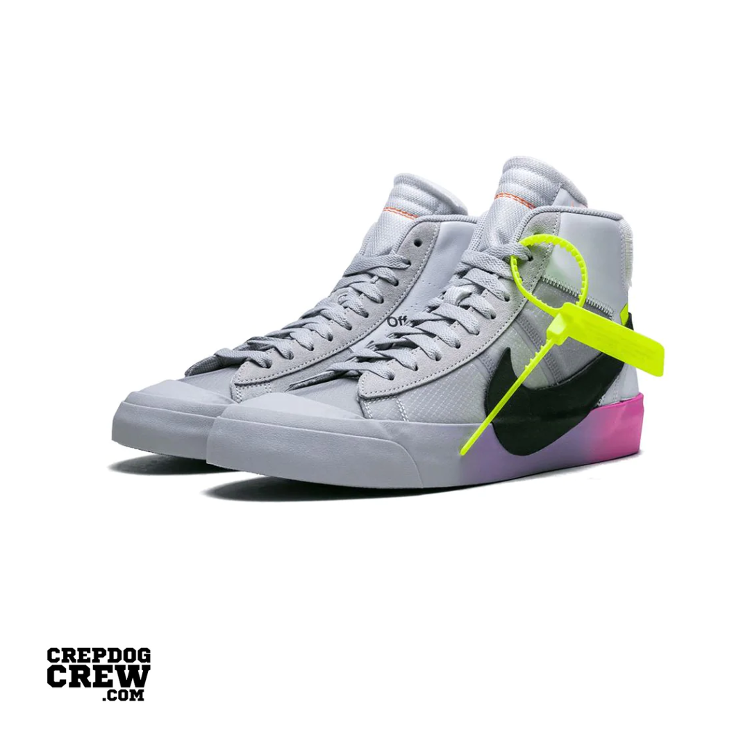 Nike Blazer Mid Off-White Wolf Grey Serena Queen