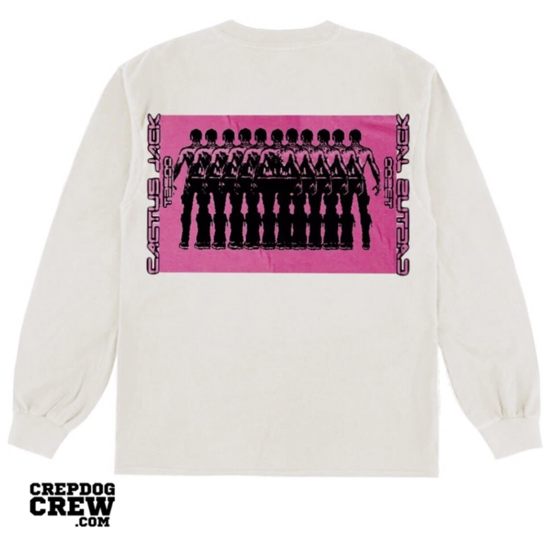 TRAVIS SCOTT CACTUS JACK FORTNITE T-3500 REPEAT LOGO TEE WHITE