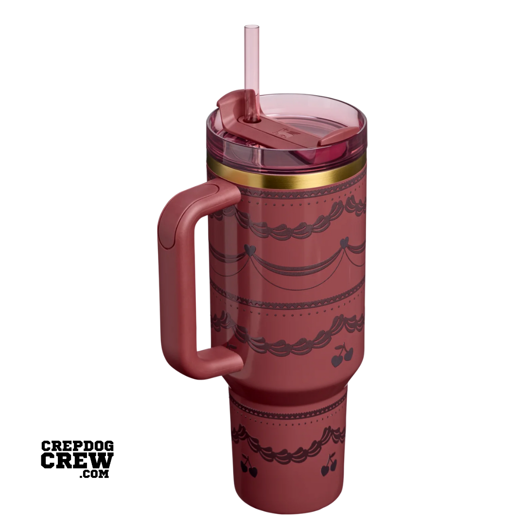 STANLEY The Valentine's Day TUMBLER Mug FlowState Red Velvet Cake 40 Oz