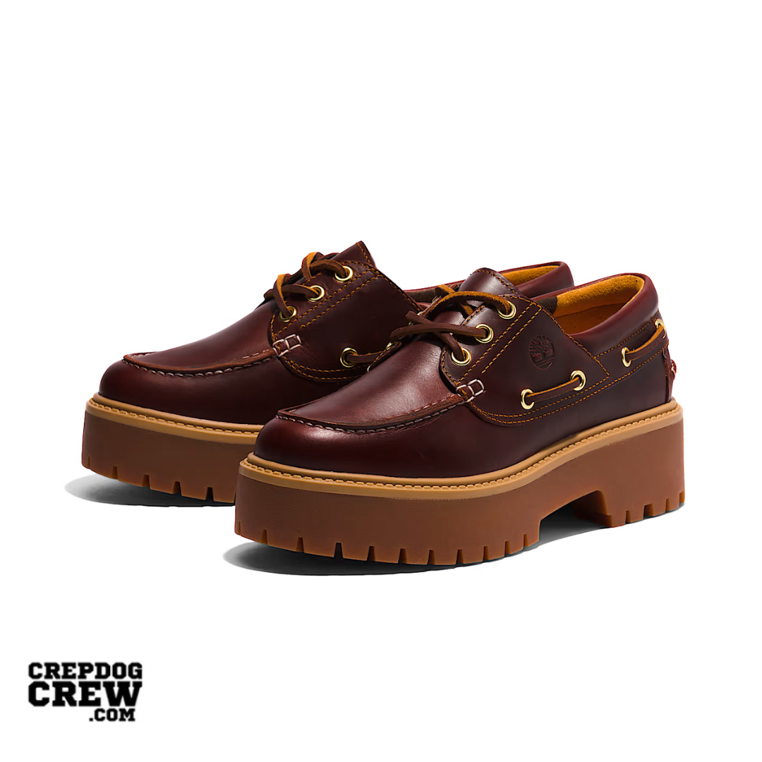 Timberland Stone Street Platform Boat Shoe Root Beer (W)