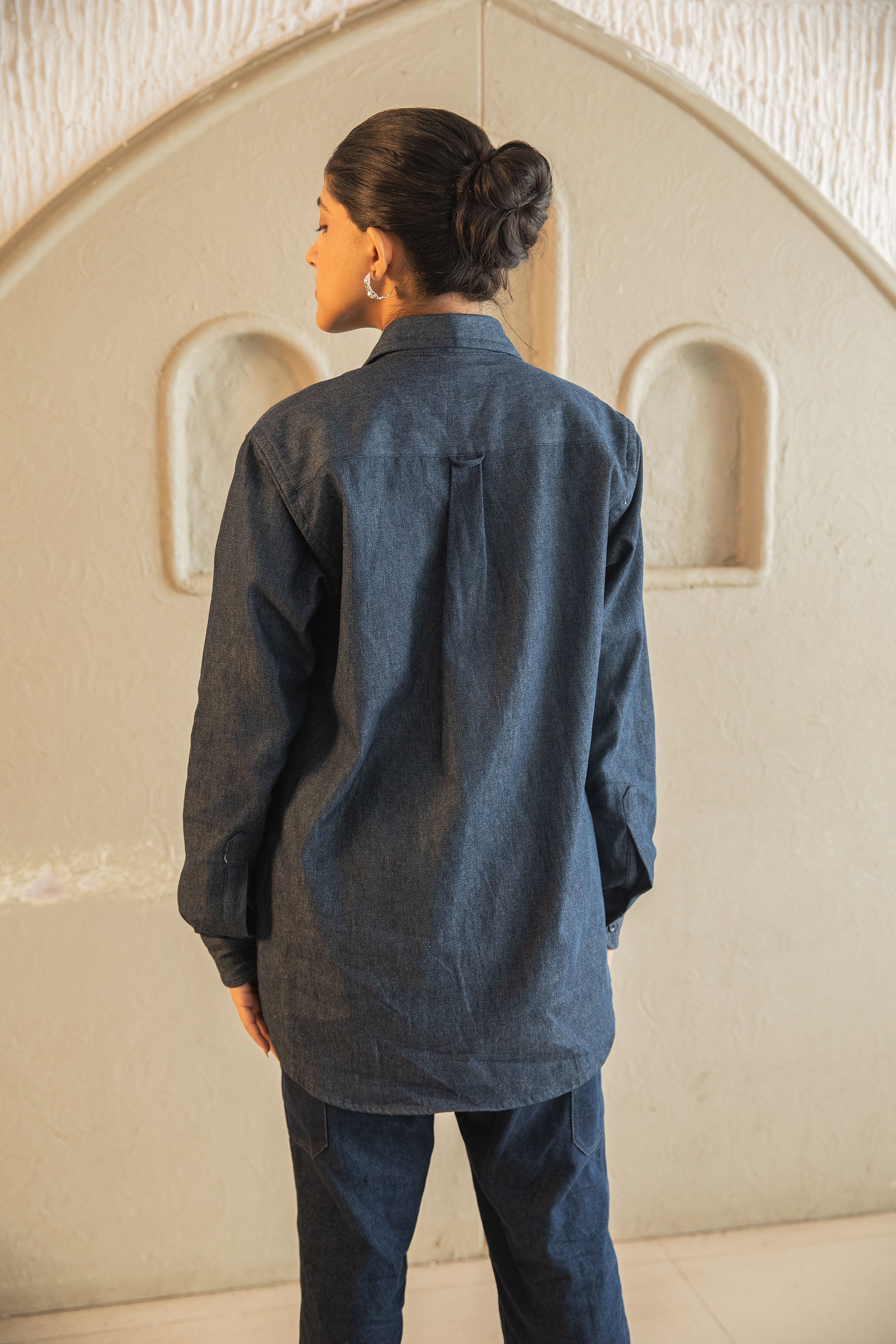 Denim Shirt -(Indigo)