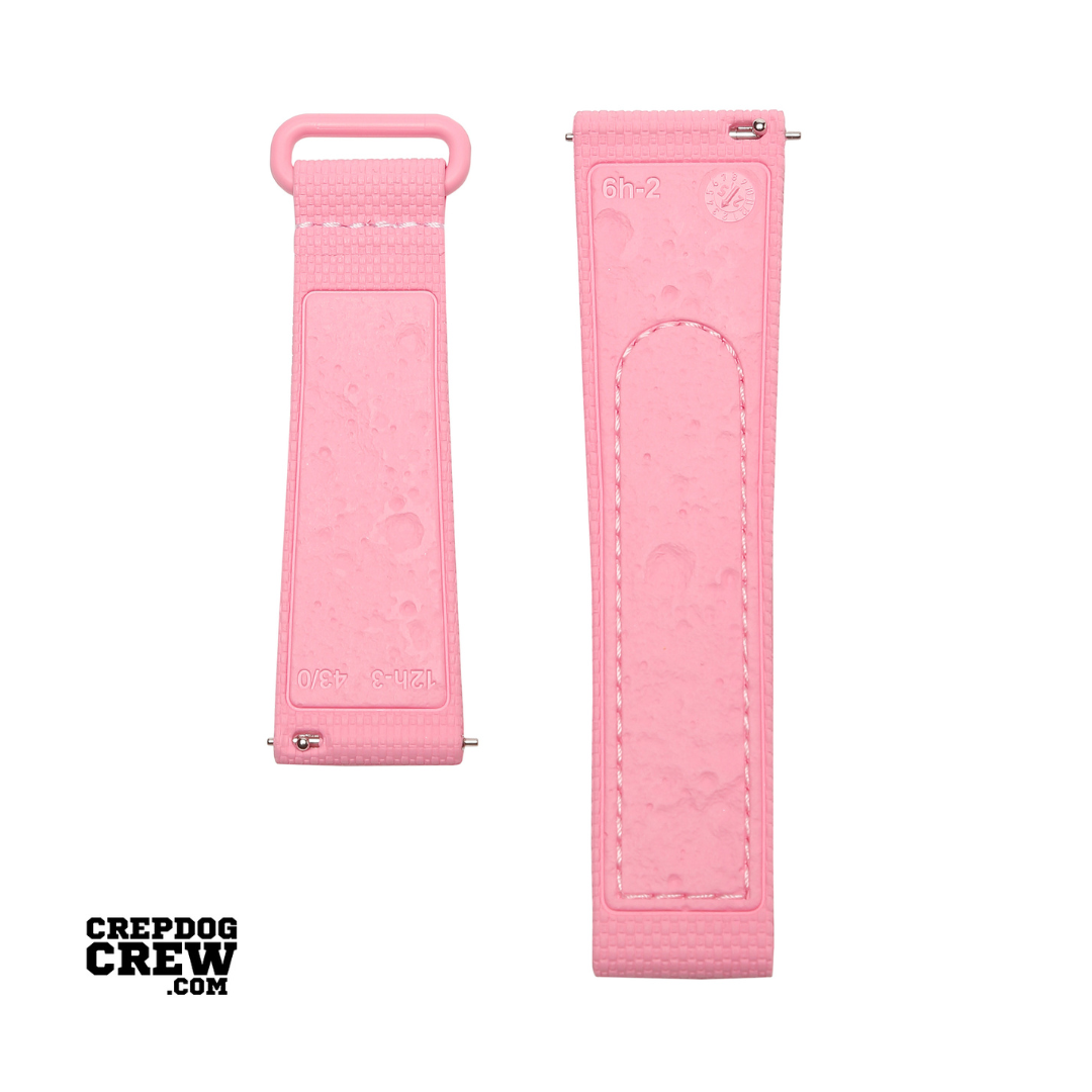 Swatch x Omega Bioceramic Moonswatch White Pink Straps
