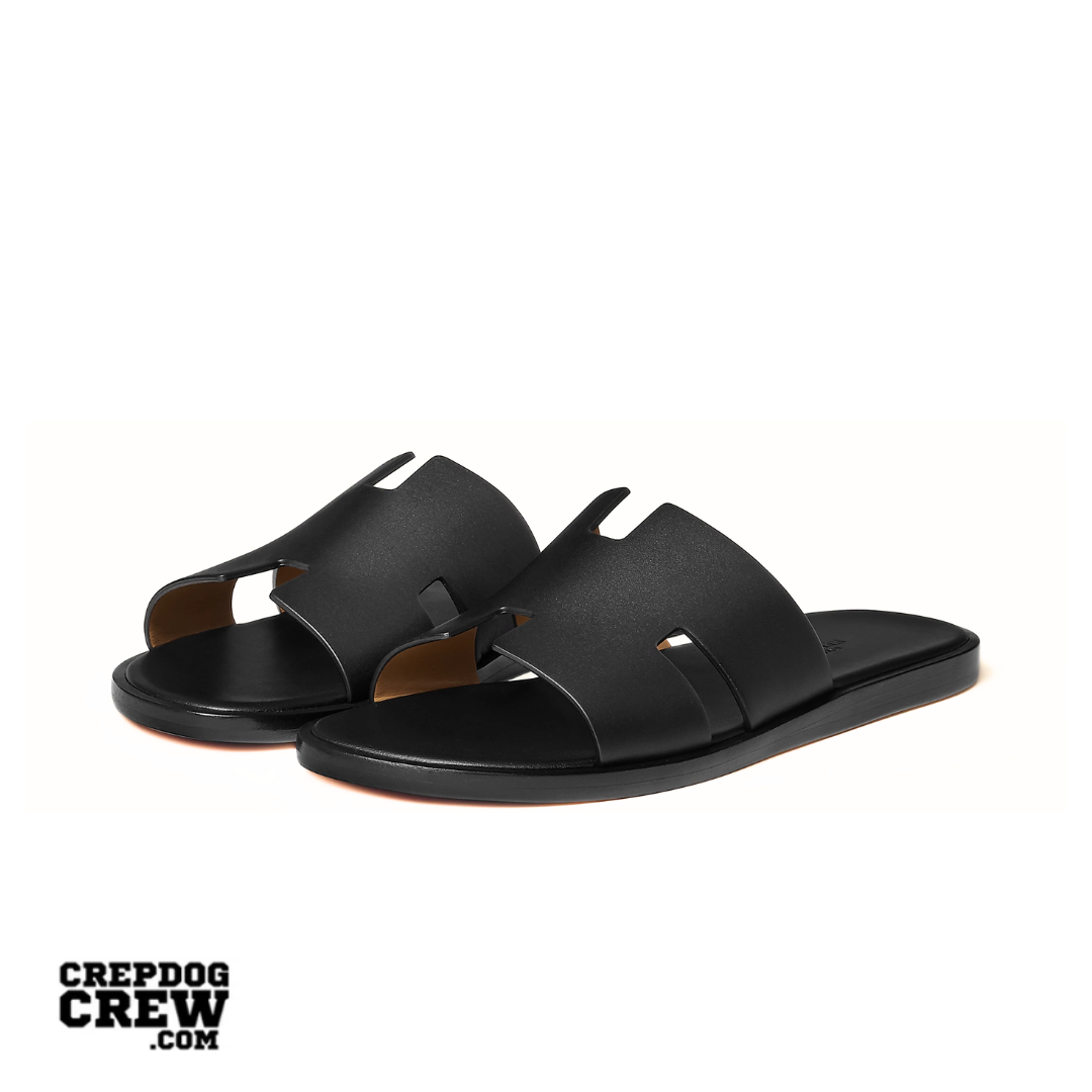 HERMES IZMIR SANDAL NOIR