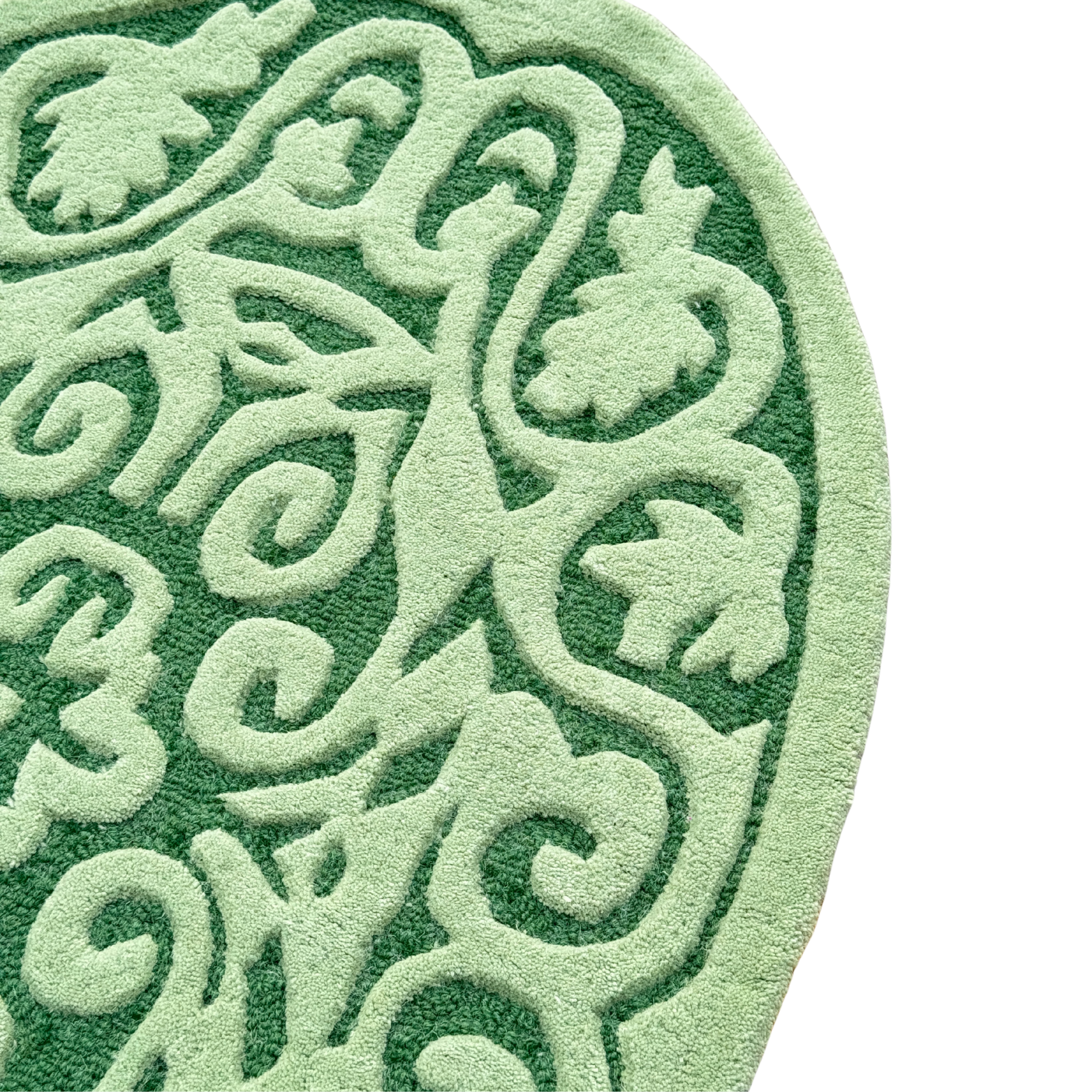 Moss Mosaic Custom Rug