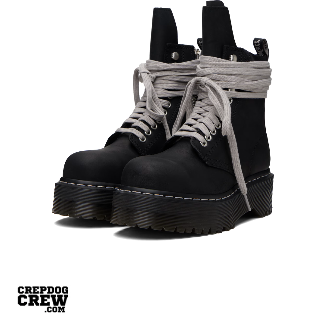 Dr. Martens 1460 DRKSHDW Quad Sole Mega Lace Boot Rick Owens Black
