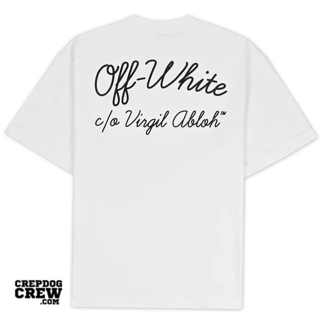 Off White Script Skate Tee WHITE