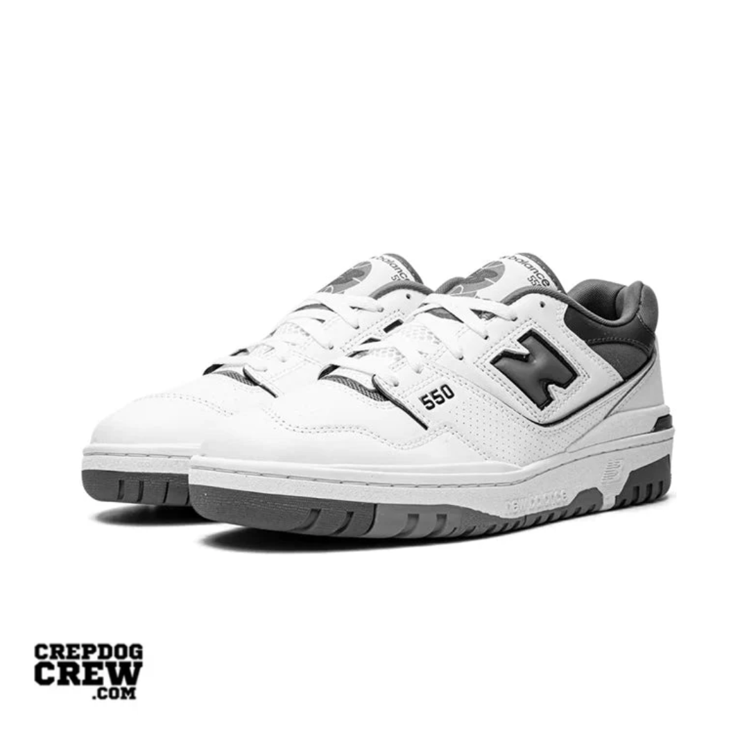 New Balance 550 White Grey Dark Grey