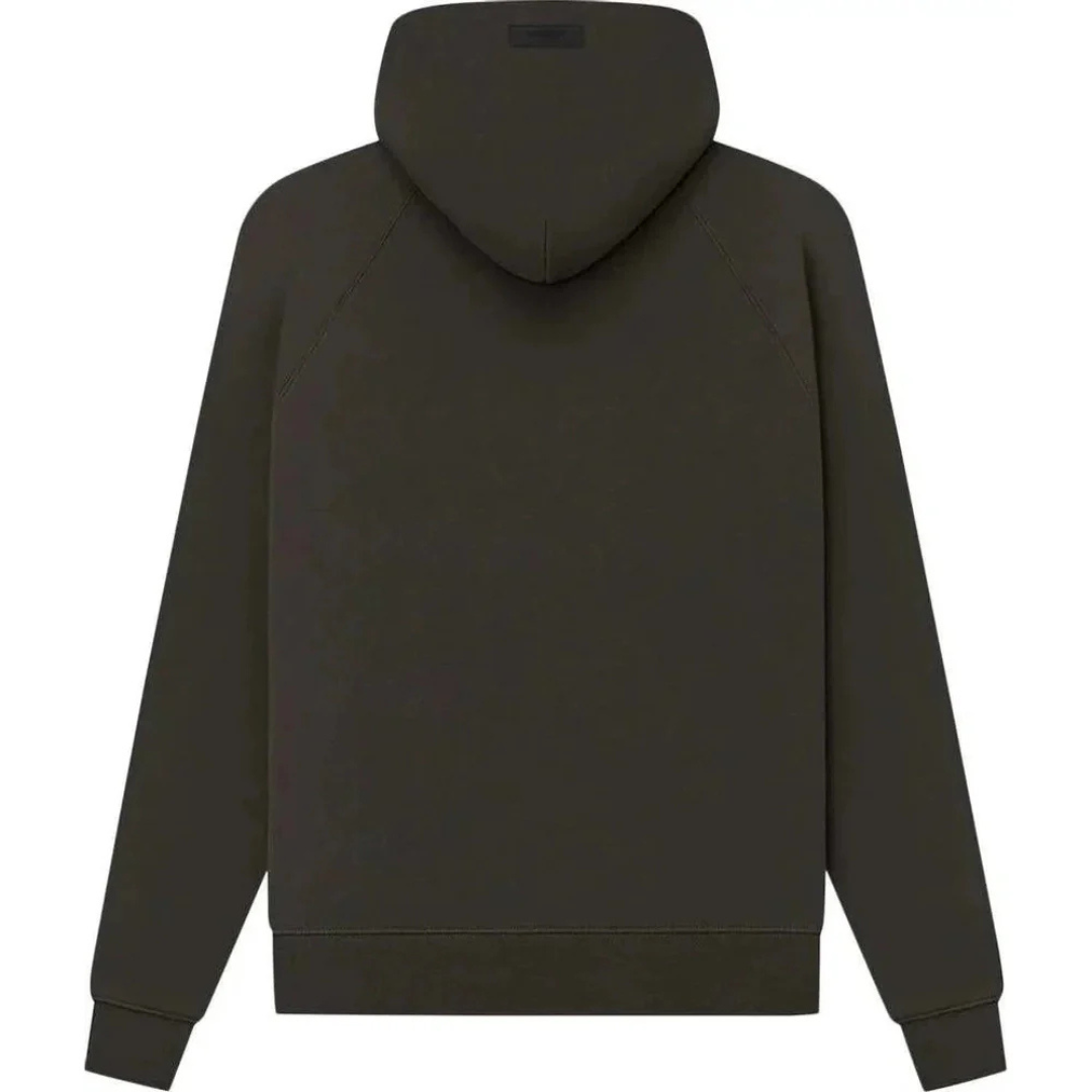 Fear of God ESSENTIALS HOODIE RAGLAN OFF BLACK