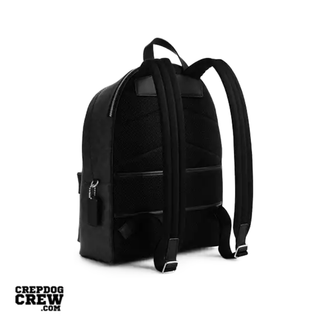 Coach Taylor Backpack In Signature Canvas Silver Black