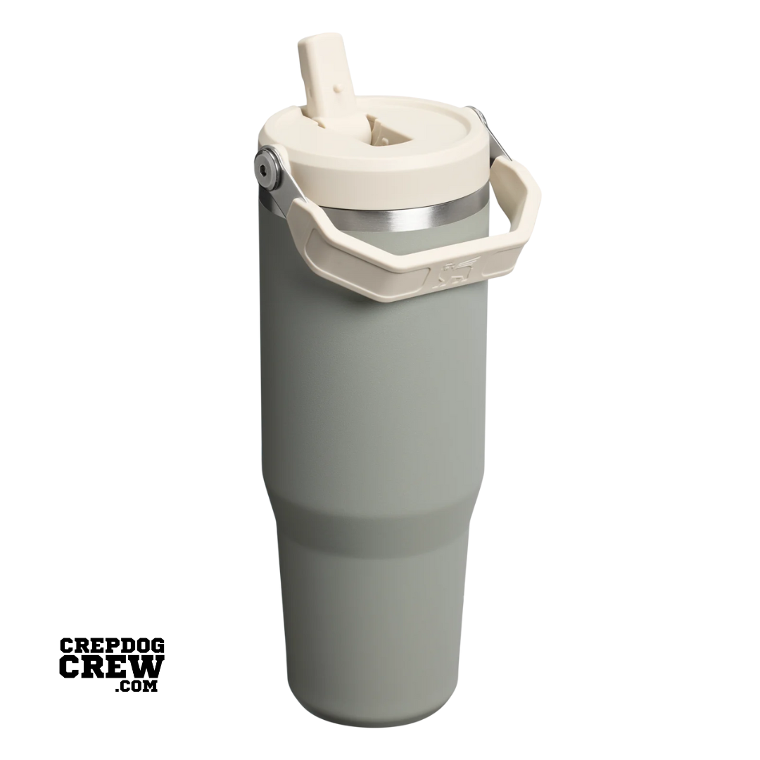 STANLEY Tumbler Mug IceFlow Flip Straw Sage Grey 30 Oz