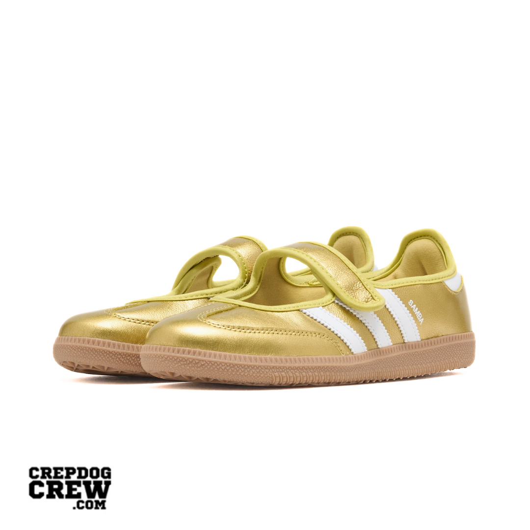 adidas Samba JANE Gold Metallic Cloud White Gum (W)