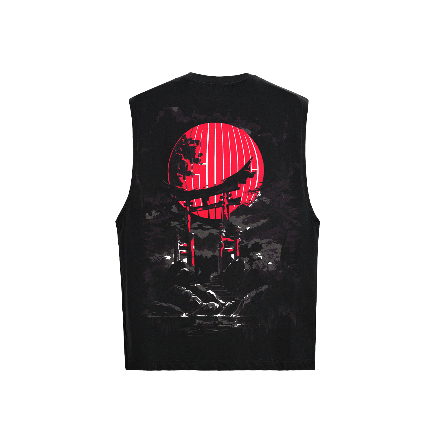The Temple - Sleeveless T-Shirt ( Black)