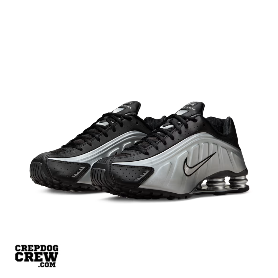 Nike Shox R4 Metallic Silver Black