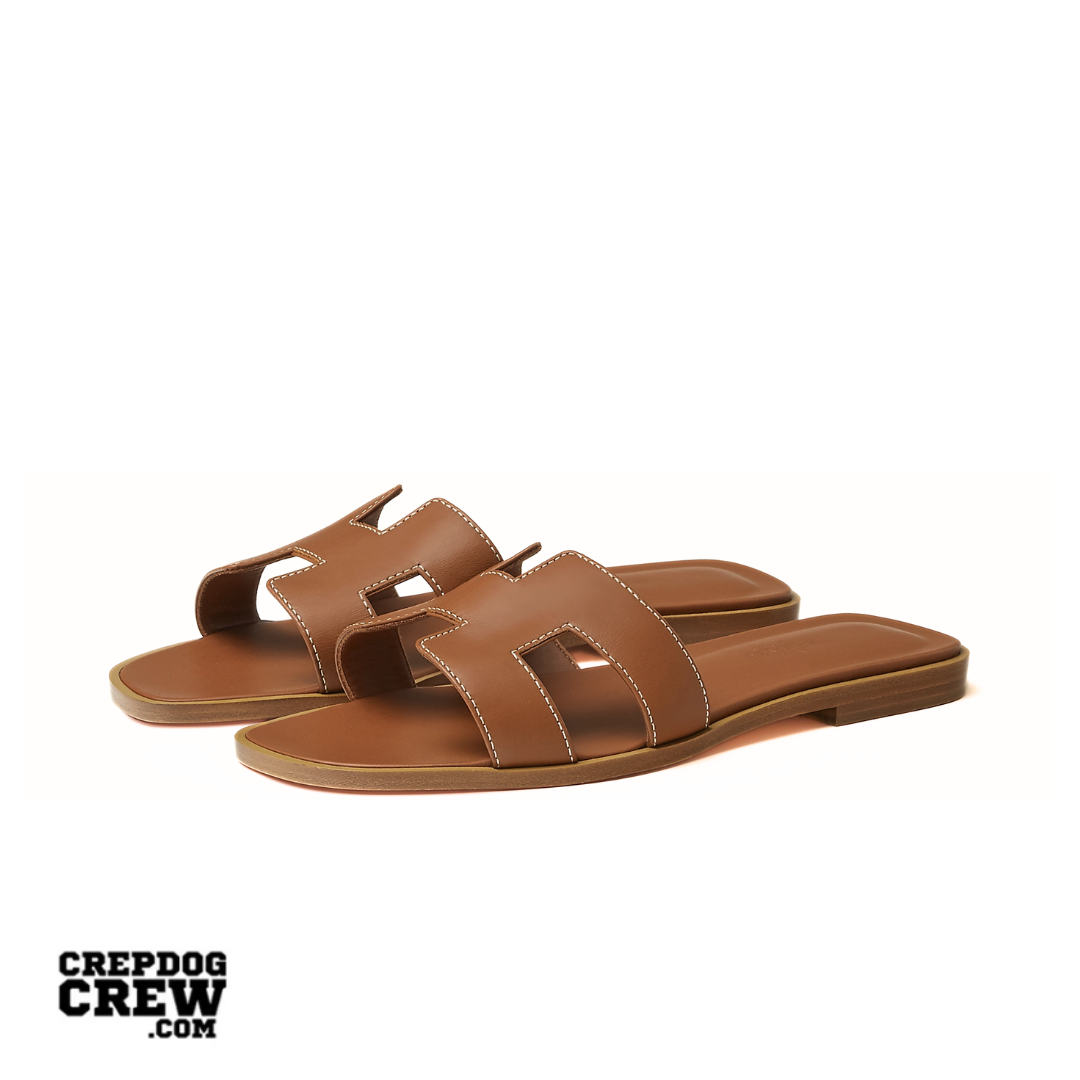HERMES ORAN SANDAL GOLD