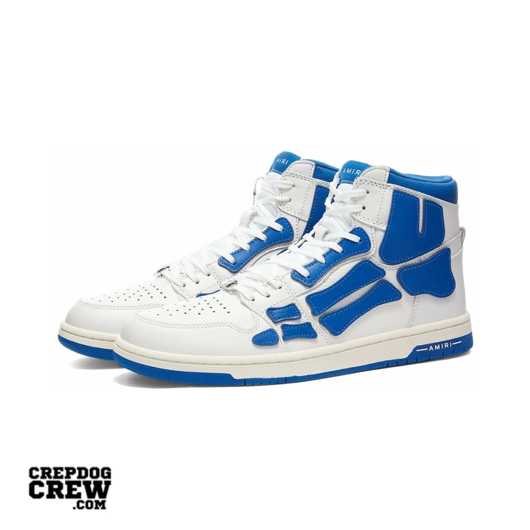 AMIRI Skel Panelled High Top White Blue
