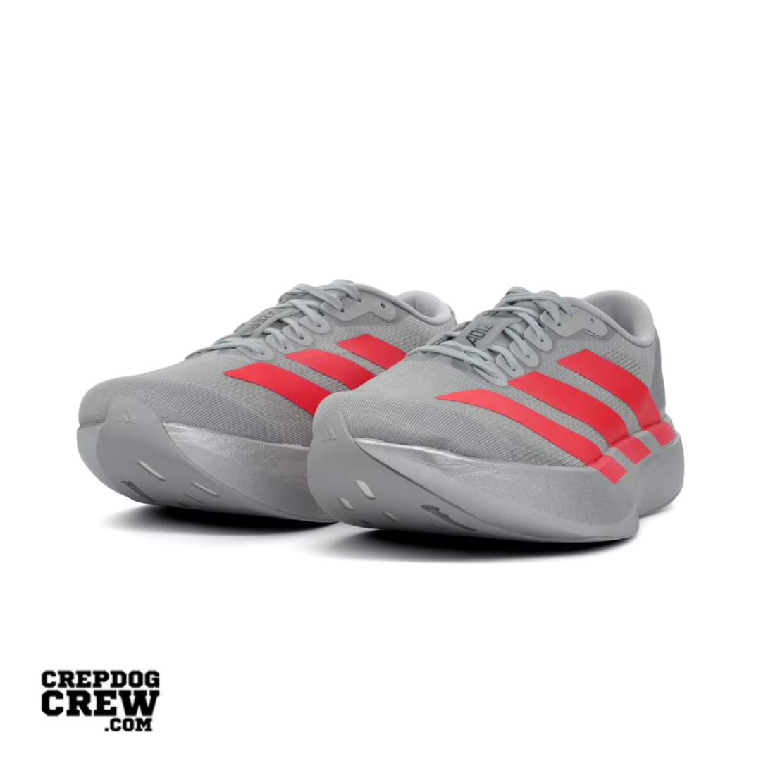 adidas Adizero Evo SL Silver Metallic Lucid Red
